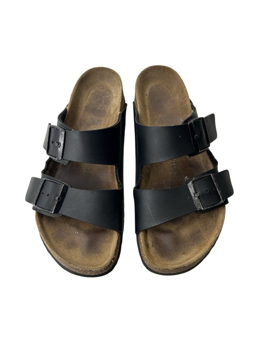 Birkenstock Arizona Black Sandal Birko-Flor Soft Footbed Unisex Shoes Size M7 W9